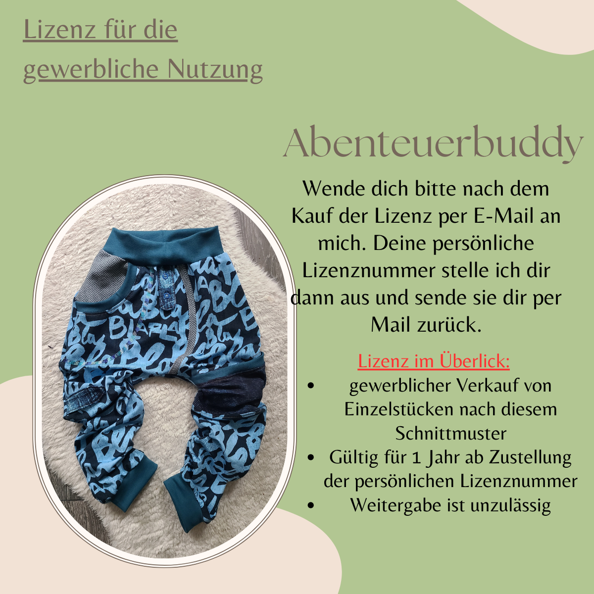 Schnittmuster Hose "Abenteuerbuddy" Gr. 86-152